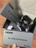 Bộ kéo dài HDMI qua cáp mạng Lan 120M 4K kèm cổng USB (KVM) - Converter HDMI LAN