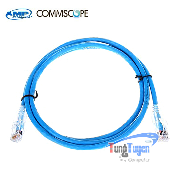 Dây nhảy patch cord 3m Cat6 Blue (NPC06UVDBBL010F) commscope