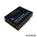 Switch Quang 2 Cổng SC + 4 Cổng J45 10/100Mbps HO-LINK HL-2F4E-SC