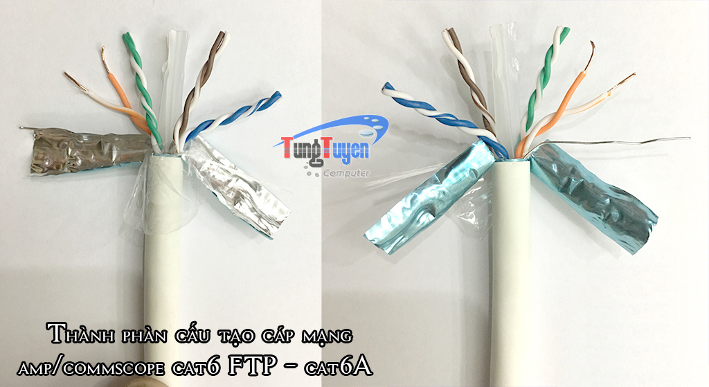 Cáp mạng COMMSCOPE/AMP Cat6 FTP | PN: 884024508/10