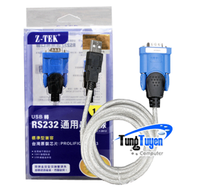 Cáp chuyển đổi USB to COM RS232 chính hãng Ztek