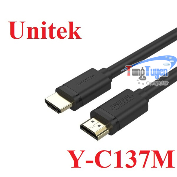 Cáp HDMI Unitek 1.5m - Y-C137m - Hàng chính hãng