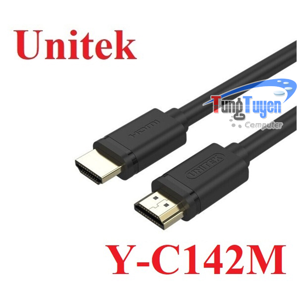 Cáp HDMI Unitek 10m - Y-C142M - Hàng chính hãng