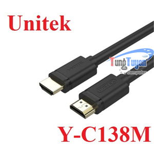 Cáp HDMI Unitek 2.0m - Y-C138m - Hàng chính hãng