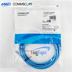 Dây nhảy patch cord 1.0m AMP Cat5 3FT Blue (CO155D2-0ZF003)