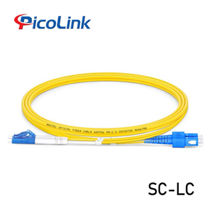 Dây nhảy quang SC-LC, 3 Mét, Duplex Singlemode