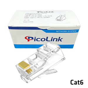 Hạt Bấm Mạng, Đầu Bấm Mạng RJ45 Cat6 PicoLink P/N: PL19306