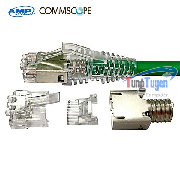 Hạt mạng AMP/COMMSCOPE cat6 FTP ( 3 mảnh) PN: 6-2111989-3