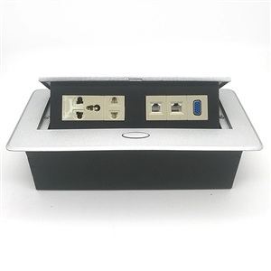 Hộp ổ cắm điện âm bàn cao cấp TE-Krone TE221