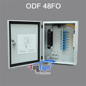 Hộp phối quang ODF 48Fo ngoài trời đầy đủ phụ kiện