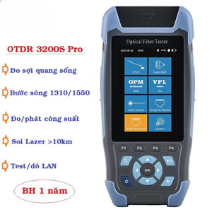 Máy đo điểm đứt cáp quang OTDR 3200S Pro - đo quang sống