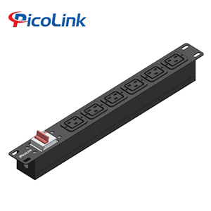 Ổ ĐIỆN PDU  06 Ổ CẮM C19, CÔNG SUẤT MAX 20A, MCB 2P 32A