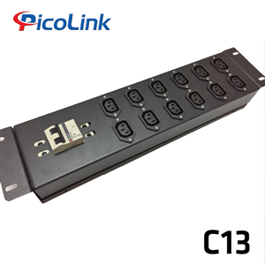 Ổ PDU CẮM TỦ RACK 12 Ổ CẮM 3 CHẤU CHUẨN C13