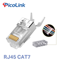 Hạt mạng Cat 6A + 7 FTP , Có đầu chụp Cat6A