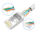 Hạt Mạng Cat6A STP chống nhiễu 2 mảnh, Picolink PL-S19306-2M