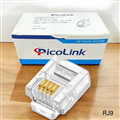 Hạt thoại RJ9, Đầu bấm điện thoại Cat3 RJ9 4 Pin, PicoLink PL-19109