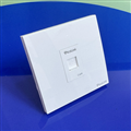 Mặt hình vuông 1 cổng, Mặt Wallplate 1 cổng Picolink PL-M191-01V