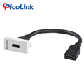 Nhân HDMI âm tường, PicoLink PL-HD20 dài 20cm chuẩn wide