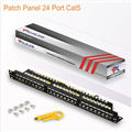 Thanh đấu nối Patch Panel 24 cổng Cat5 STP 1U, PicoLink PL-S1U24-C5