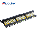 Thanh đấu nối Patch Panel 24 cổng Cat6 STP 1U PicoLink P/N: PL-S1U24 -C6