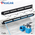 Thanh đấu nối Patch Panel 24 Port Cat6, PicoLink PL-S1U24X-C6