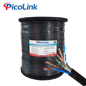 Dây mang, Cáp mạng CAT6 UTP Liền nguồn +2C lõi đồng mã P/N: PL-305LN-UTP-C6