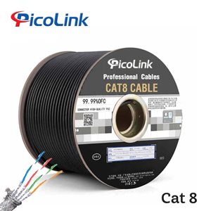 Dây mạng,cáp mạng PicoLink CAT8 SFTP tốc độ 40G 2000M hỗ trợ POE mã PL-SFTP305-8