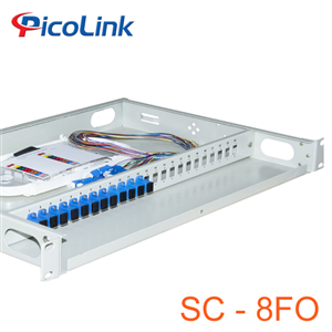 Hộp phối quang 12FO Picolink PL-12SFO-SC, ODF SC lắp tủ rack 19