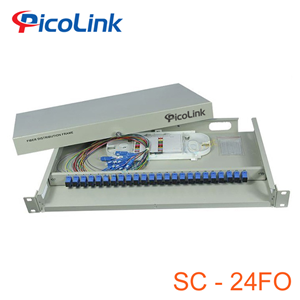 Hộp phối quang 24FO Picolink PL-24SFO-SC, ODF SC/UPC lắp tủ rack 19