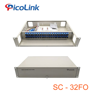 Hộp phối quang ODF 32FO lắp rack chuẩn SC/UPC, PicoLink PL-32SFO-SC