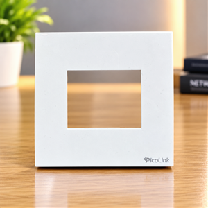 Mặt hình vuông 2 cổng, Mặt Wallplate 2 cổng Picolink PL-M191-02V
