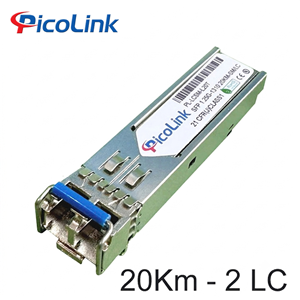 Module quang 2 sợi SFP 20Km 1.25Gbps PicoLink, PL-LCSM-L20T