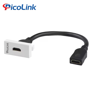 Nhân HDMI âm tường, PicoLink PL-HD20 dài 20cm chuẩn wide