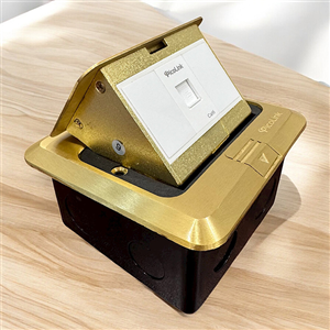 ổ cắm đế âm sàn 1 ổ mạng Picolink PL-011
