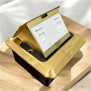 ổ cắm đế âm sàn 2 ổ mạng Picolink PL-012