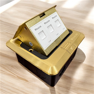 ổ cắm đế âm sàn 3 ổ mạng Picolink PL-013