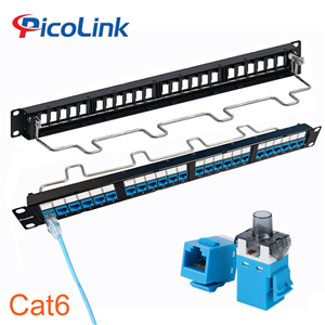Patch Panel CAT6 24 Port PicoLink PL-S1U24X-C6