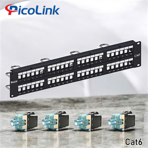 Patch Panel CAT6 48 Port PicoLink  PL-S2U48R-C6
