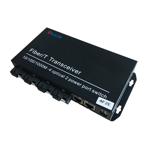 Switch quang 4 cổng SC + 2 cổng RJ45 Gigabit, PicoLink PL-4Q2L-1000M