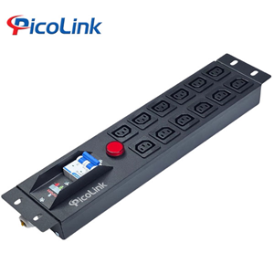 Thanh nguồn 12 Ổ cắm C13 Có Atomat, Picolink PL-PDU12MBC13