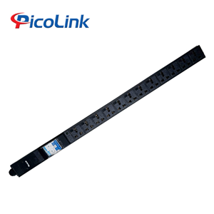 Thanh nguồn PDU Đa năng 12 ổ cắm dọc 32A dùng cho tủ mạng, PL-12PD-32A
