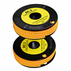 Vòng Đánh Số Dây Mạng Cao Su Cat5 PicoLink EC3 (Từ 0-9)